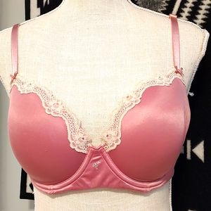💐GUC Victoria's Secret Bridal Collection Bling Lace Satin Feel Push Up Bra, 34